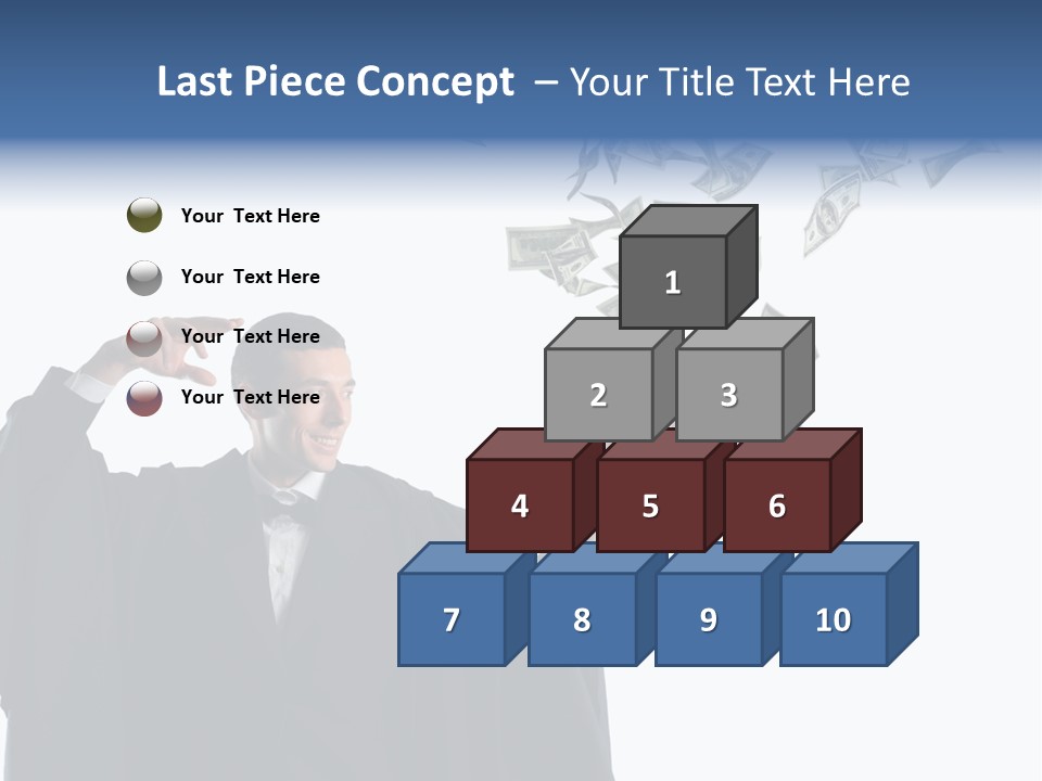 Male Power Confident PowerPoint Template