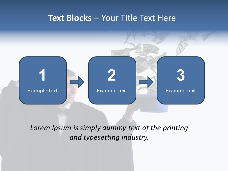 Male Power Confident PowerPoint Template