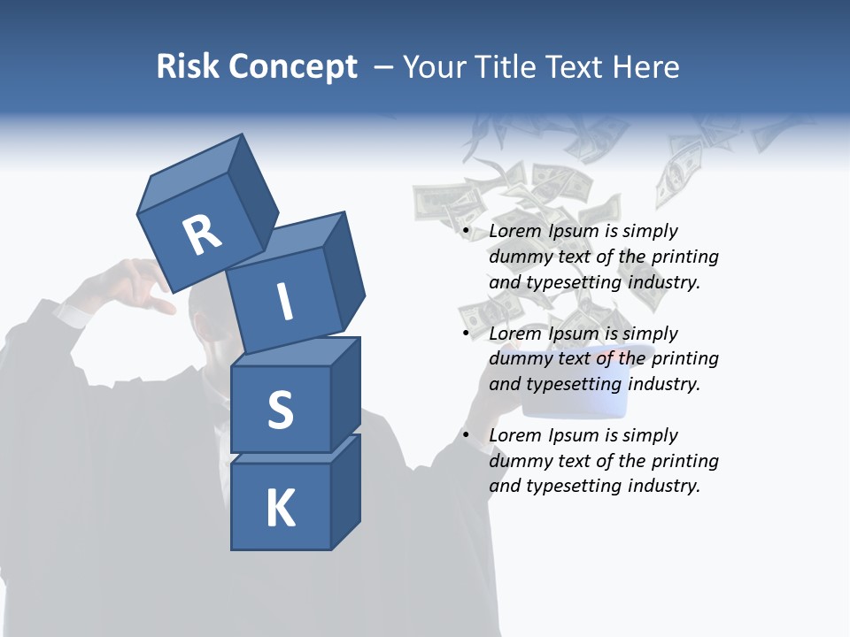 Male Power Confident PowerPoint Template