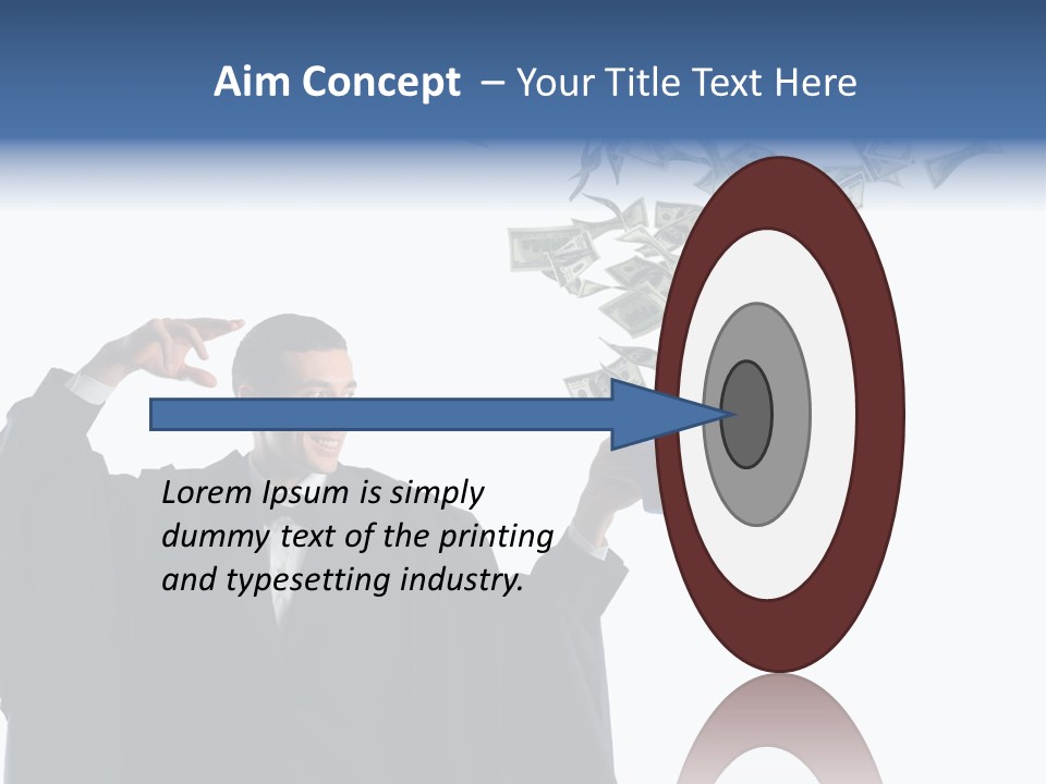 Male Power Confident PowerPoint Template