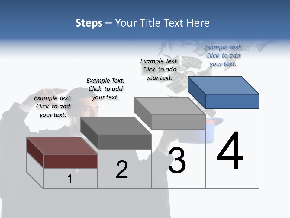 Male Power Confident PowerPoint Template