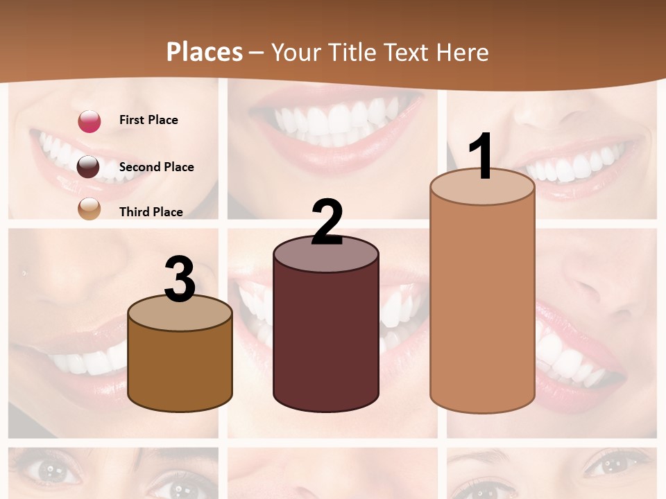 Background Mouth Female PowerPoint Template