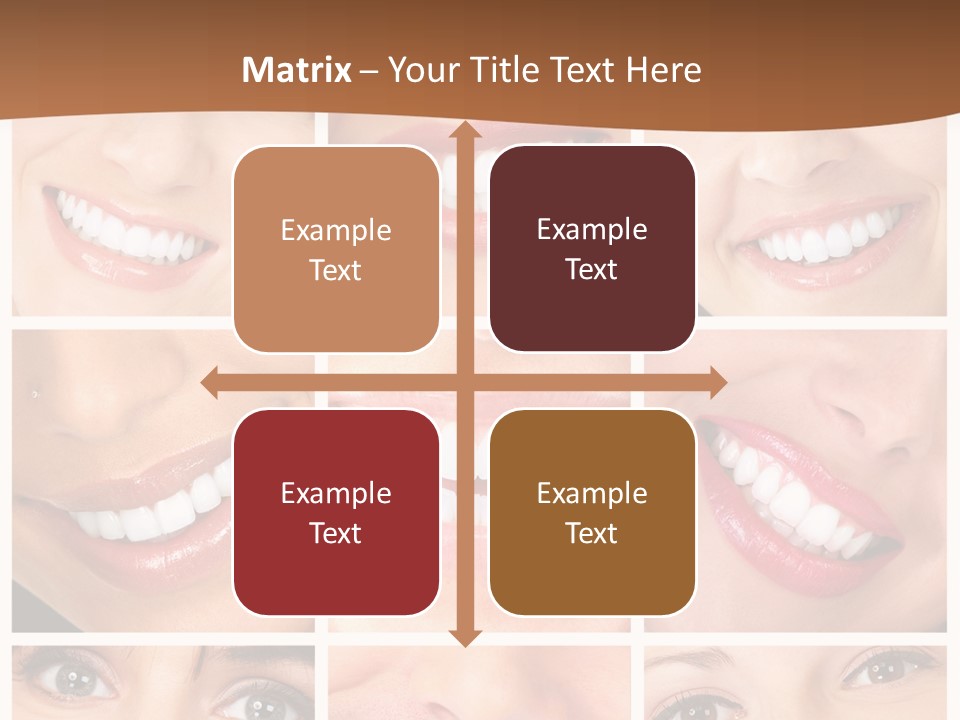 Background Mouth Female PowerPoint Template