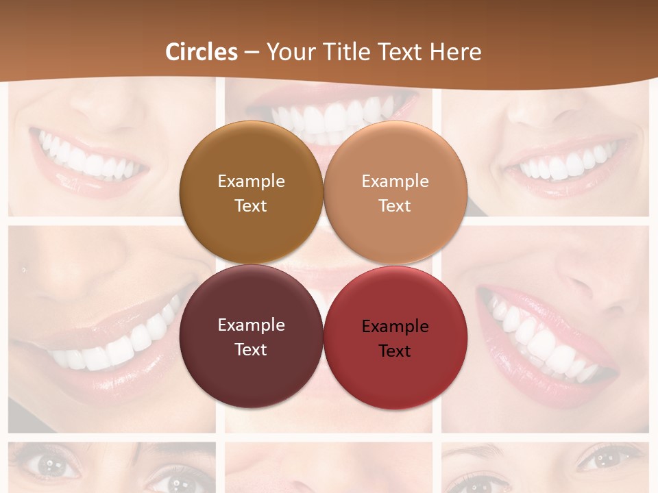 Background Mouth Female PowerPoint Template