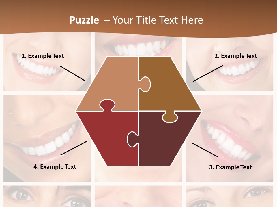 Background Mouth Female PowerPoint Template