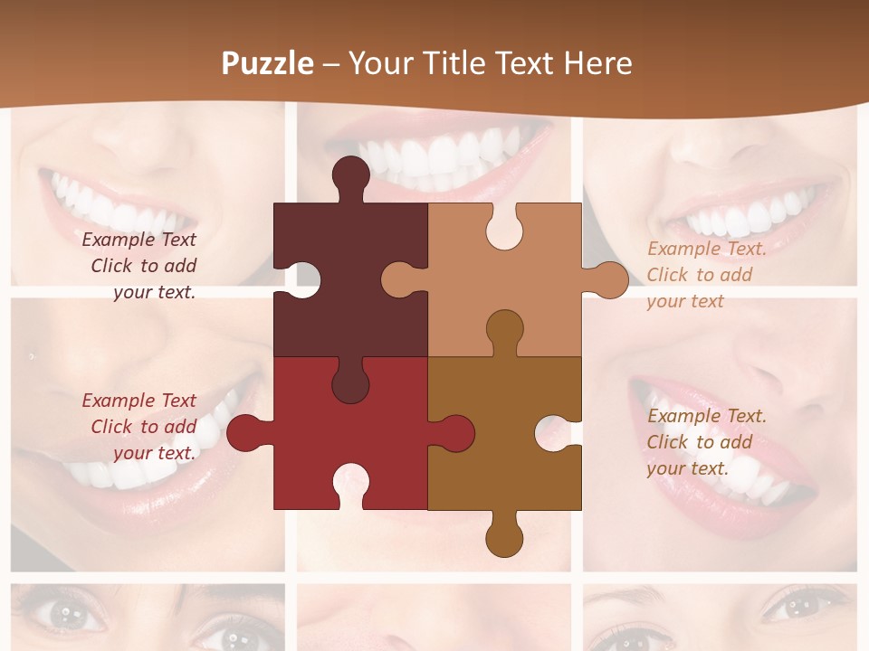 Background Mouth Female PowerPoint Template