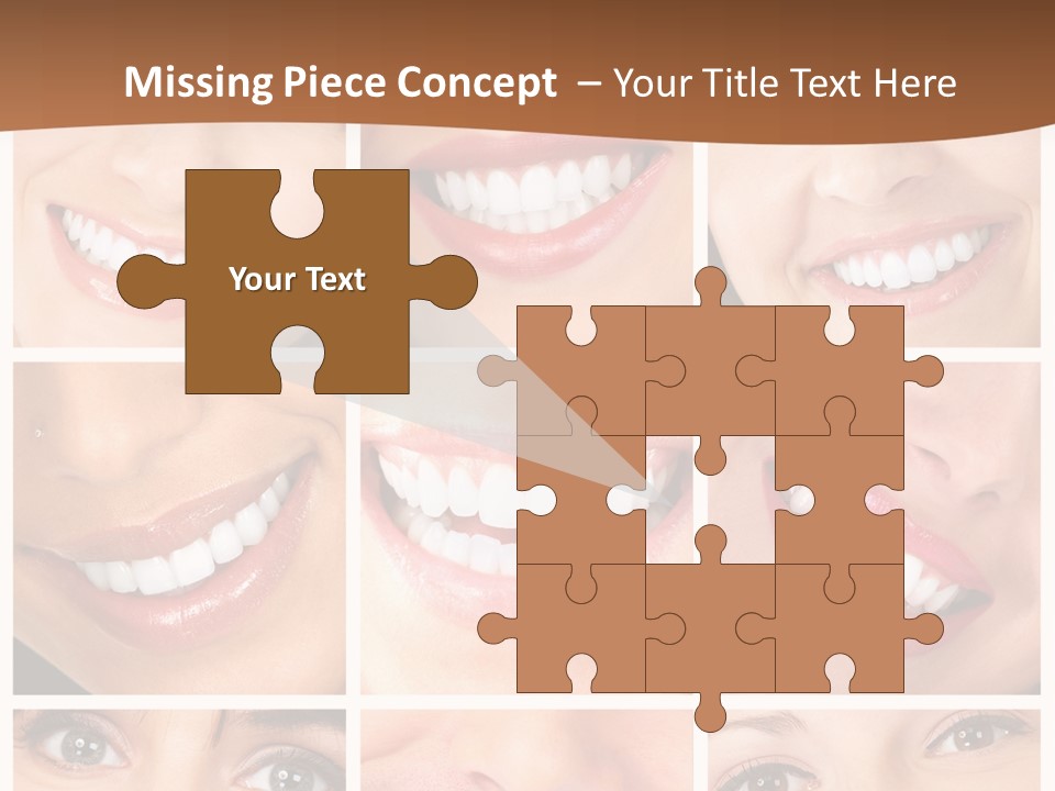 Background Mouth Female PowerPoint Template
