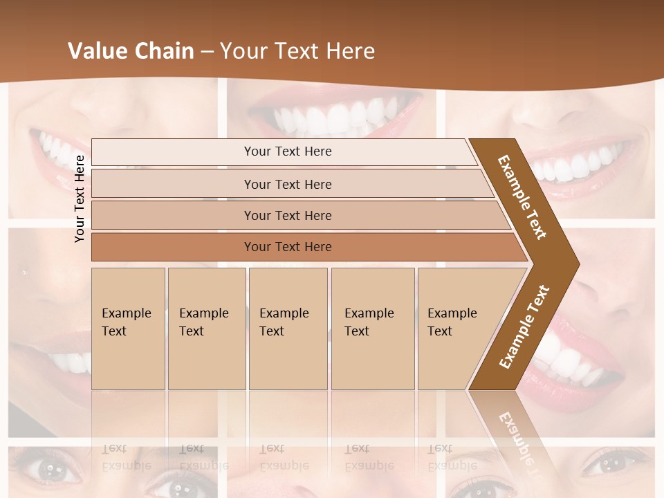 Background Mouth Female PowerPoint Template