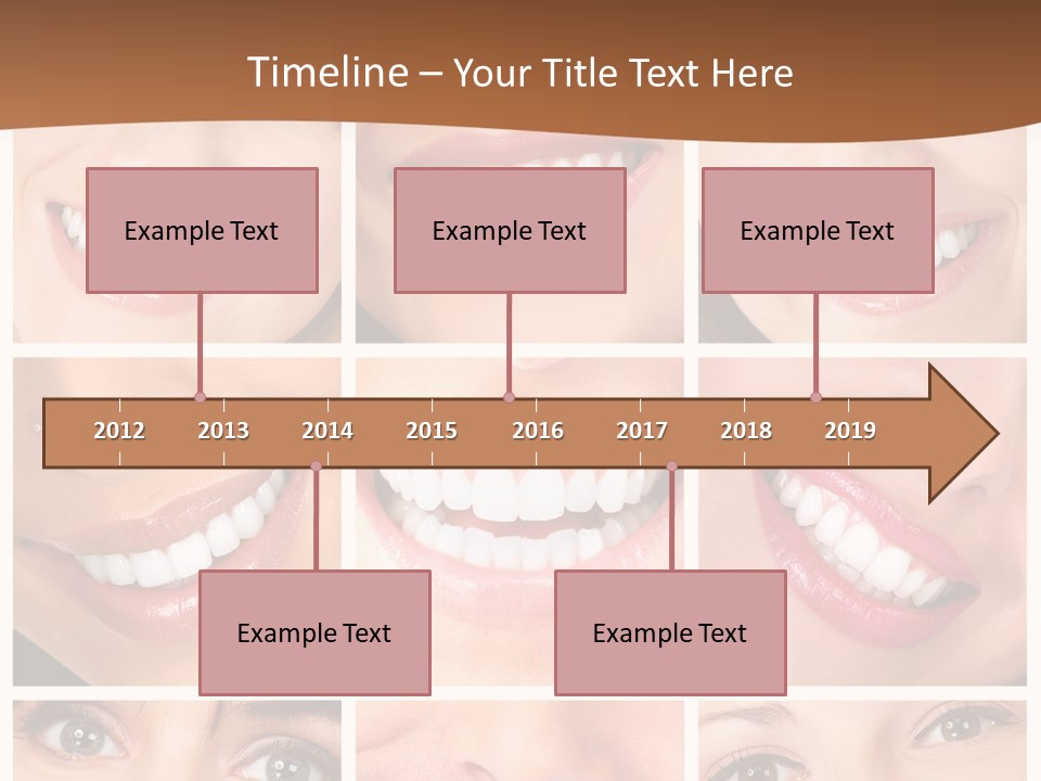 Background Mouth Female PowerPoint Template