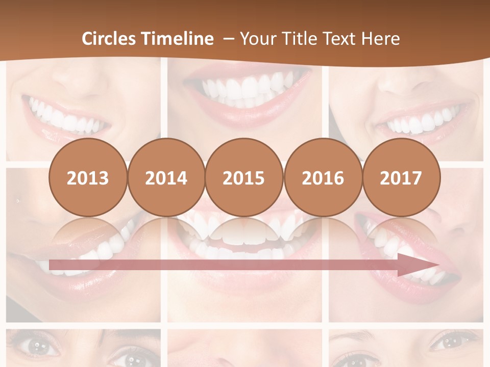 Background Mouth Female PowerPoint Template
