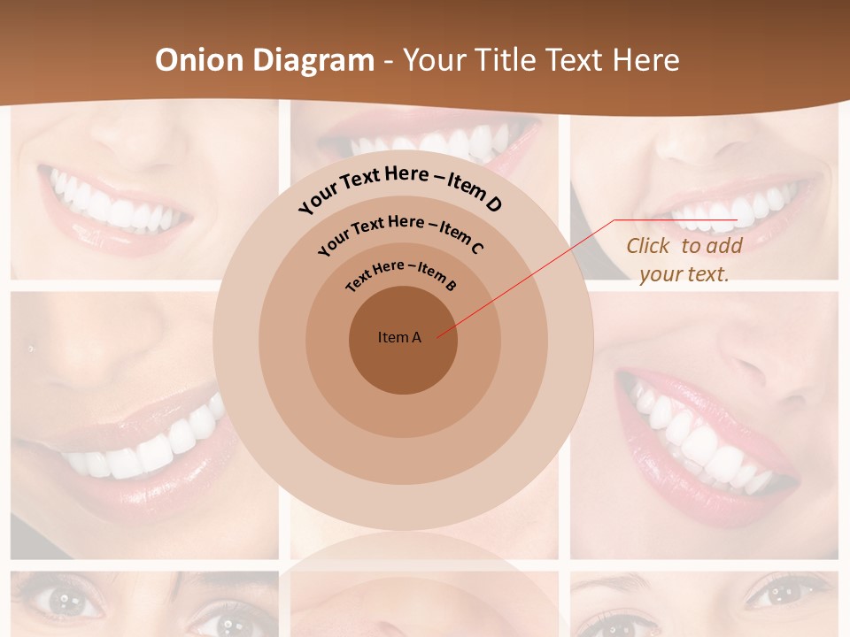 Background Mouth Female PowerPoint Template