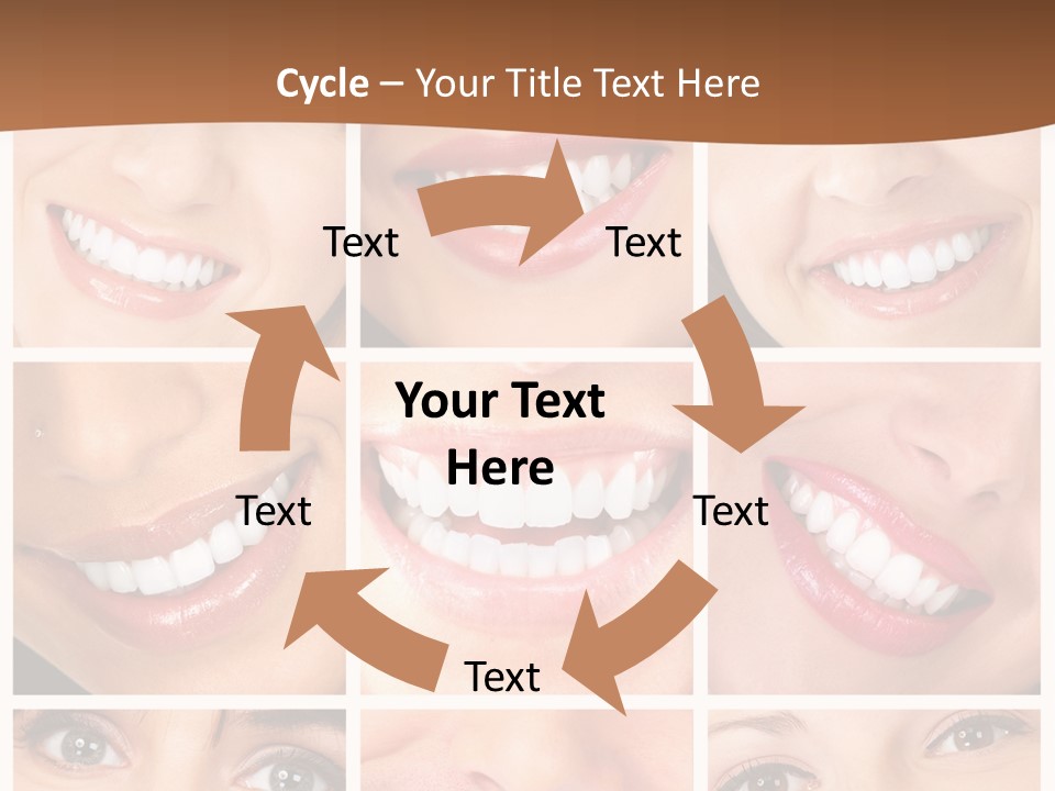 Background Mouth Female PowerPoint Template