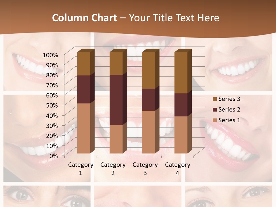 Background Mouth Female PowerPoint Template