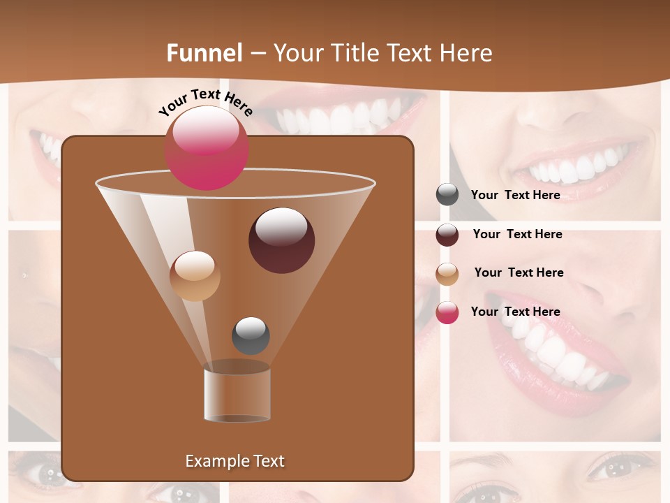 Background Mouth Female PowerPoint Template