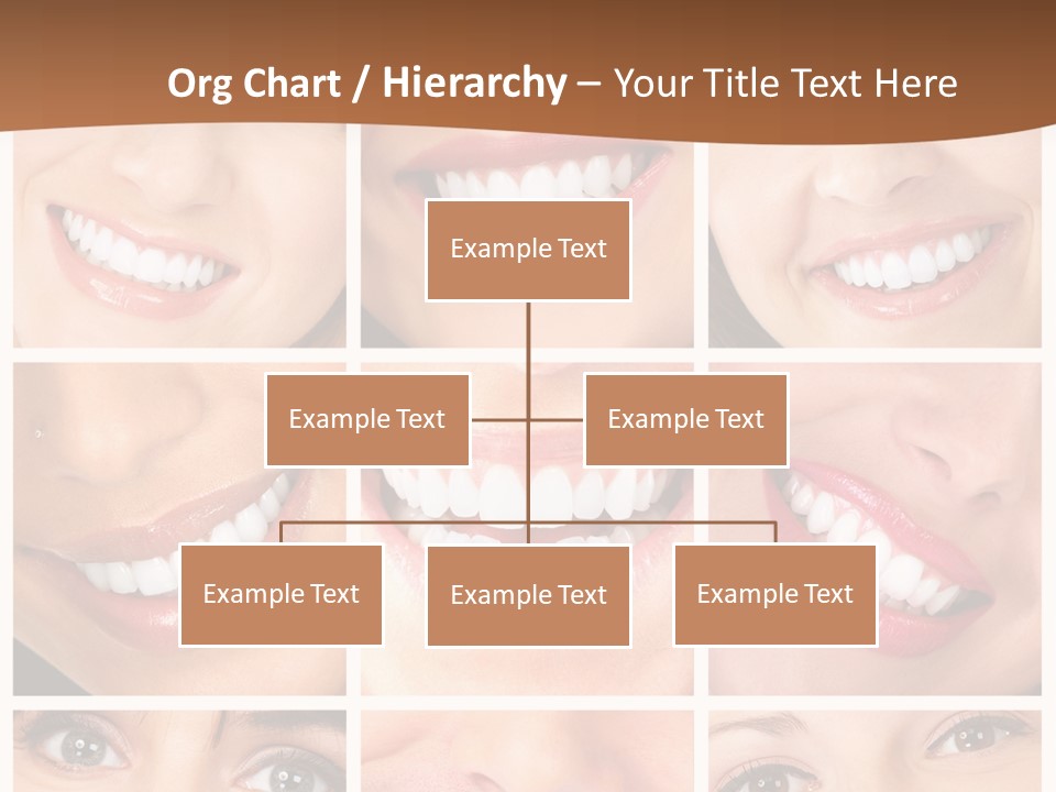Background Mouth Female PowerPoint Template