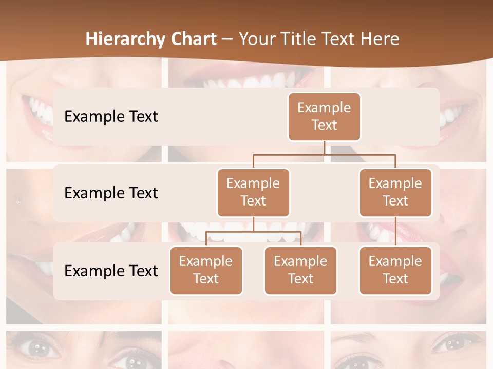 Background Mouth Female PowerPoint Template