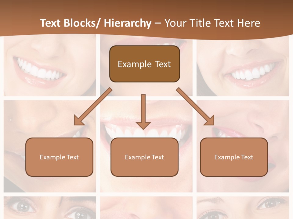 Background Mouth Female PowerPoint Template