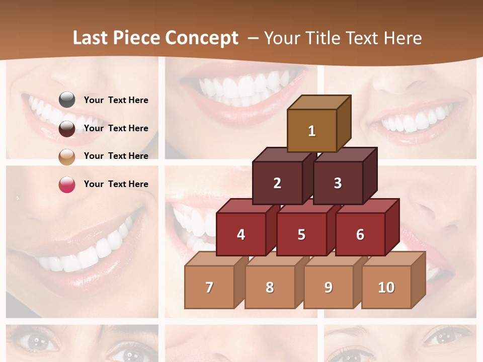 Background Mouth Female PowerPoint Template