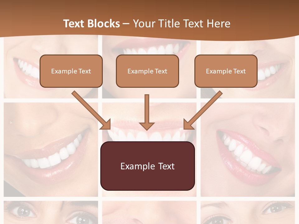 Background Mouth Female PowerPoint Template