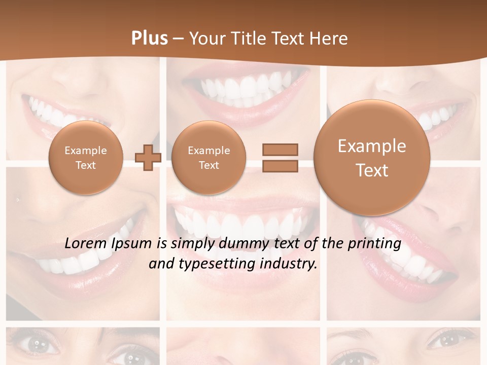 Background Mouth Female PowerPoint Template