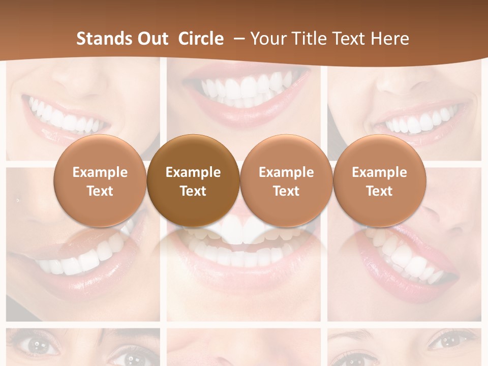 Background Mouth Female PowerPoint Template