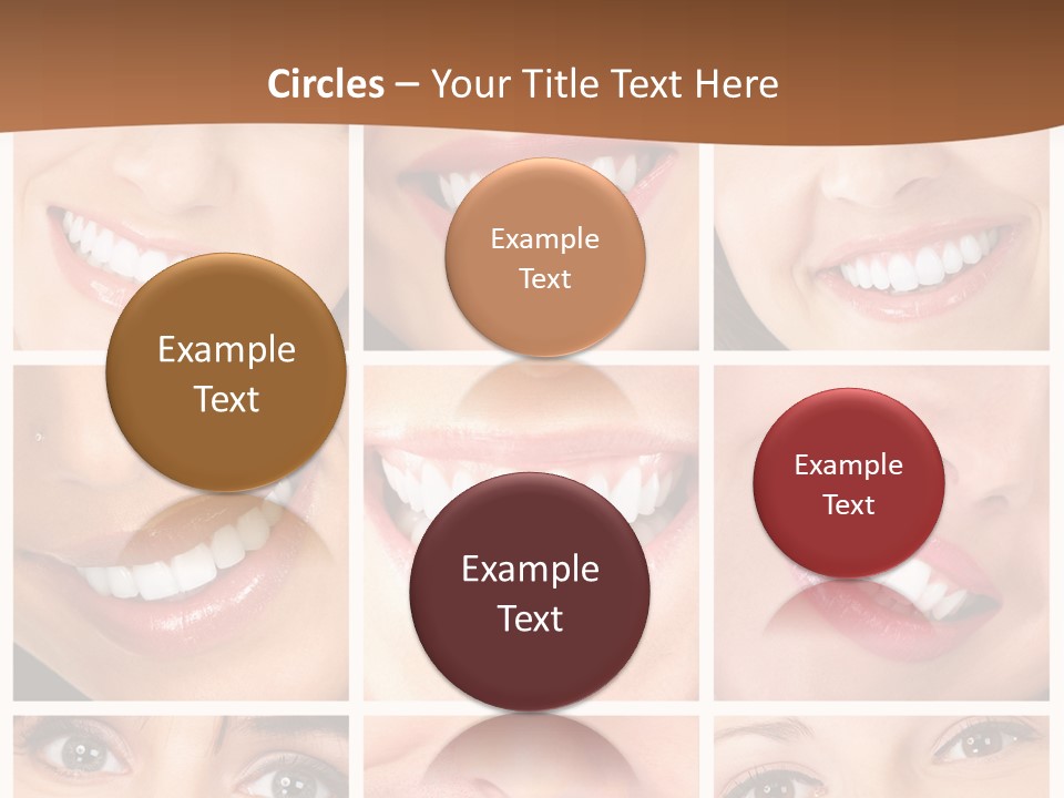 Background Mouth Female PowerPoint Template