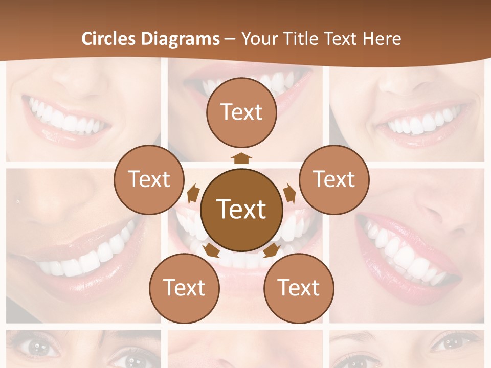 Background Mouth Female PowerPoint Template