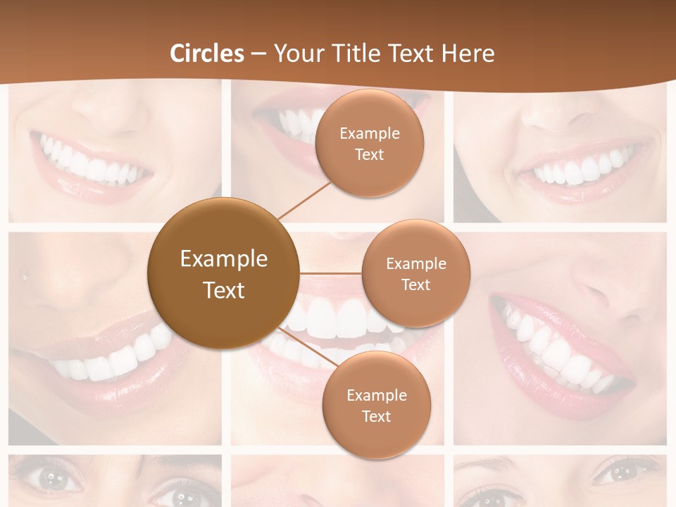 Background Mouth Female PowerPoint Template