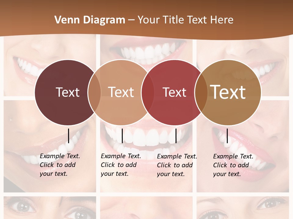 Background Mouth Female PowerPoint Template