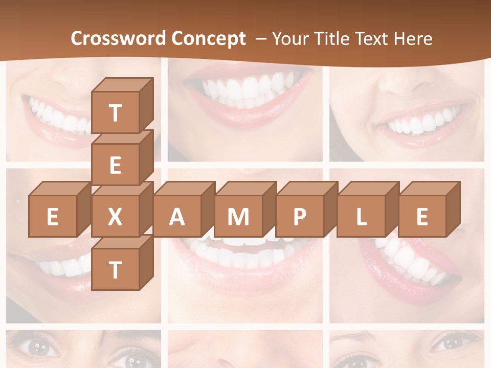 Background Mouth Female PowerPoint Template