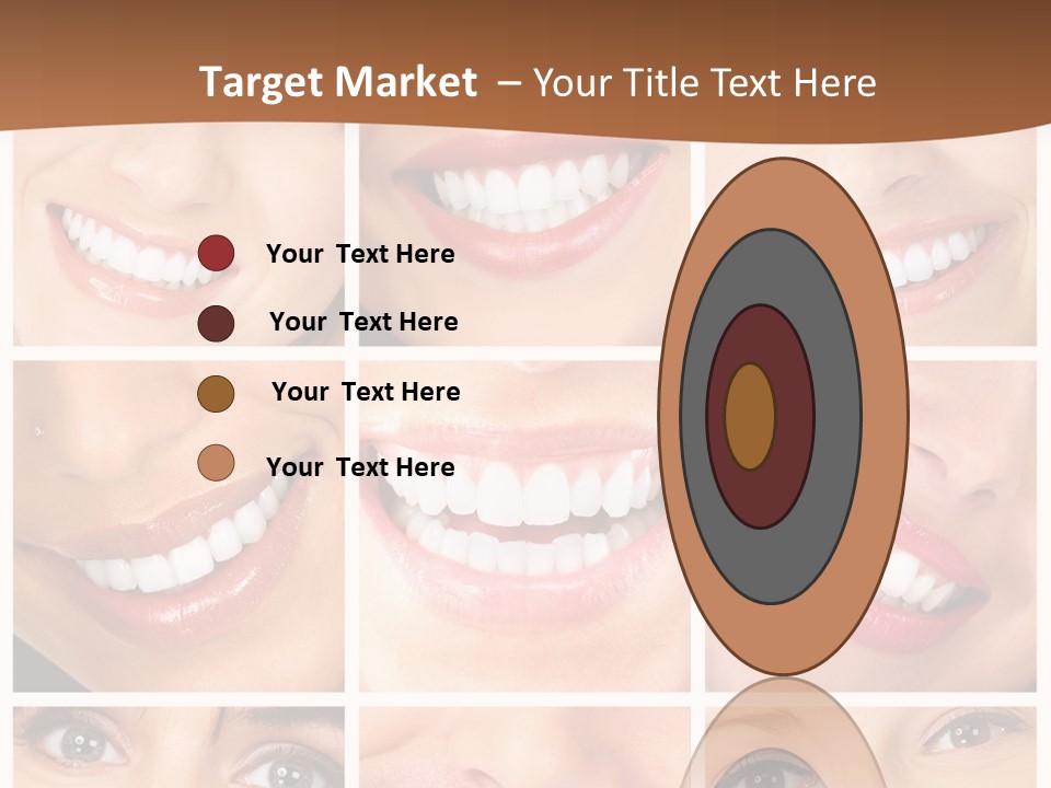 Background Mouth Female PowerPoint Template