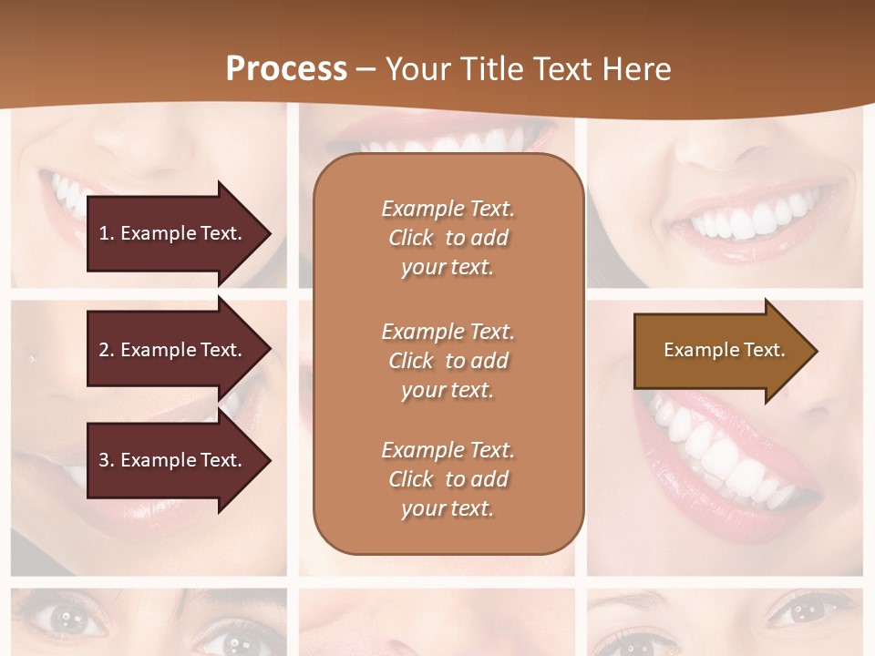 Background Mouth Female PowerPoint Template