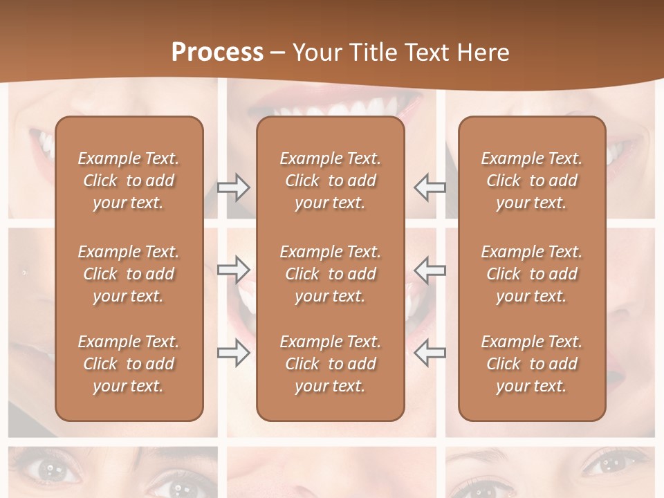 Background Mouth Female PowerPoint Template