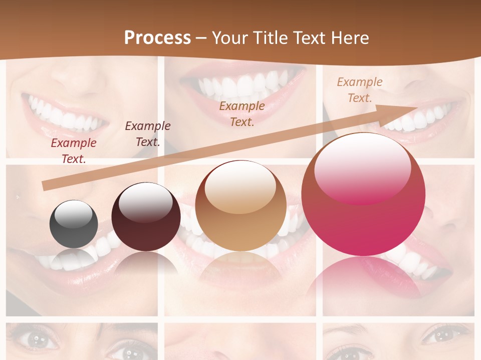 Background Mouth Female PowerPoint Template