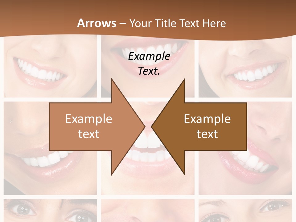 Background Mouth Female PowerPoint Template