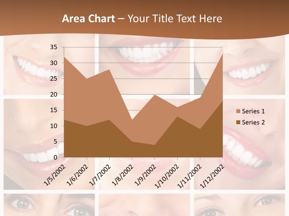Background Mouth Female PowerPoint Template