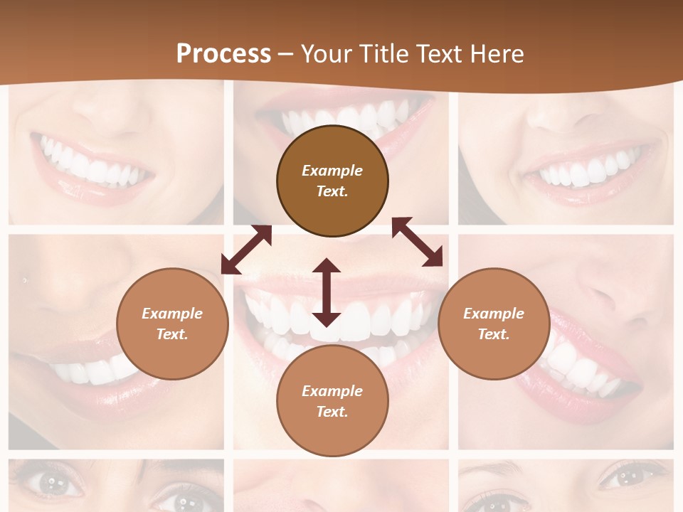 Background Mouth Female PowerPoint Template