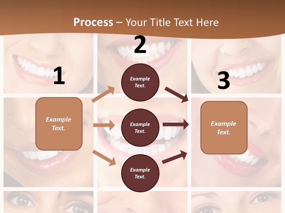 Background Mouth Female PowerPoint Template
