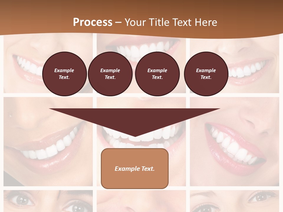 Background Mouth Female PowerPoint Template