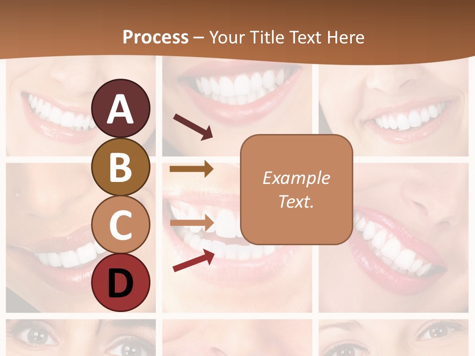 Background Mouth Female PowerPoint Template
