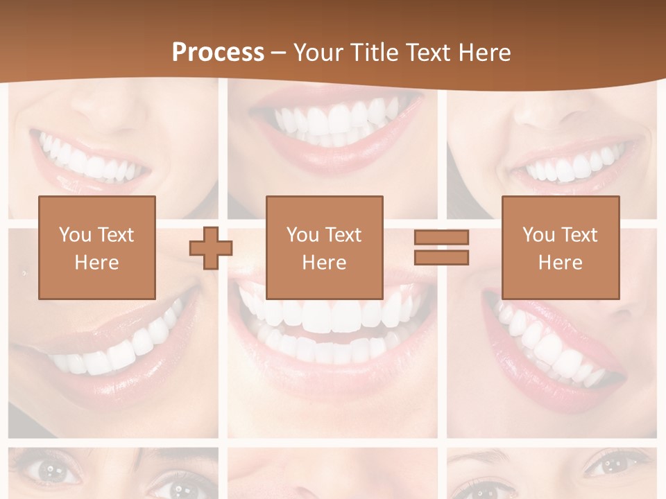 Background Mouth Female PowerPoint Template