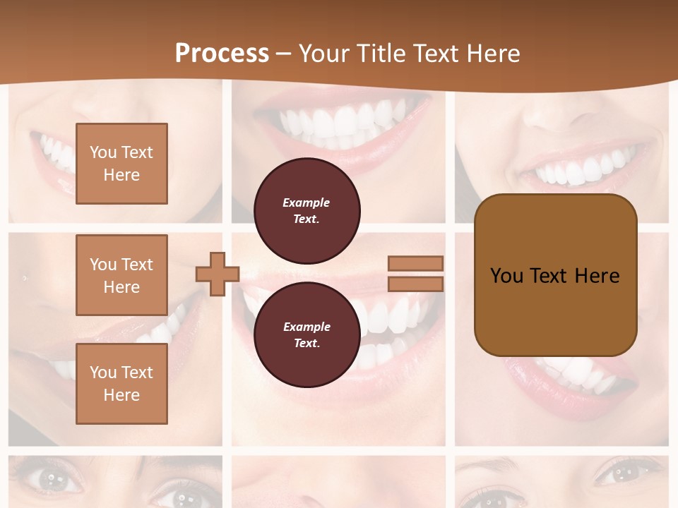 Background Mouth Female PowerPoint Template