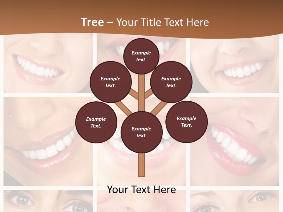 Background Mouth Female PowerPoint Template