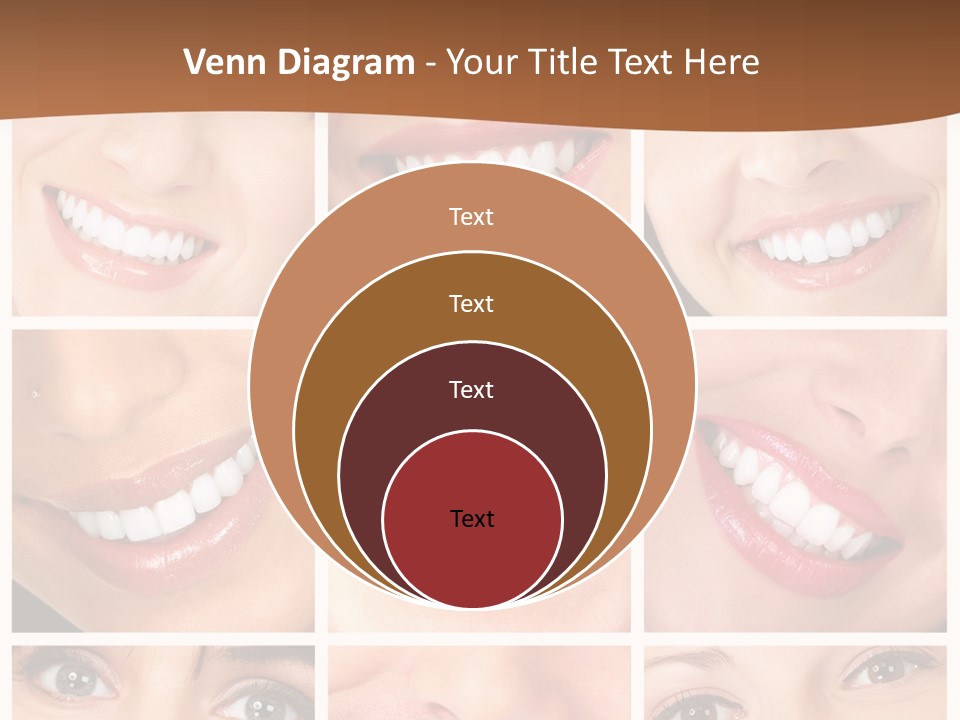 Background Mouth Female PowerPoint Template