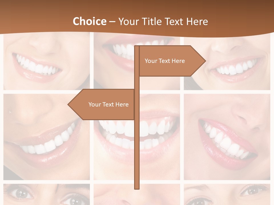 Background Mouth Female PowerPoint Template