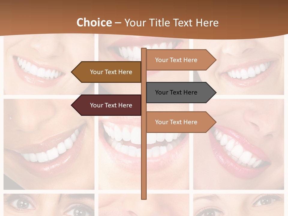 Background Mouth Female PowerPoint Template