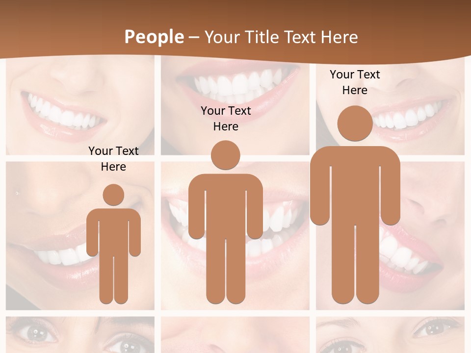 Background Mouth Female PowerPoint Template