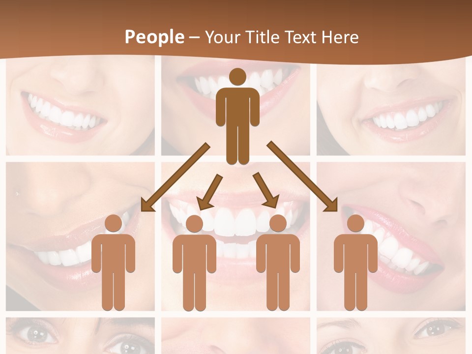 Background Mouth Female PowerPoint Template