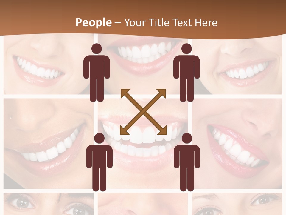 Background Mouth Female PowerPoint Template