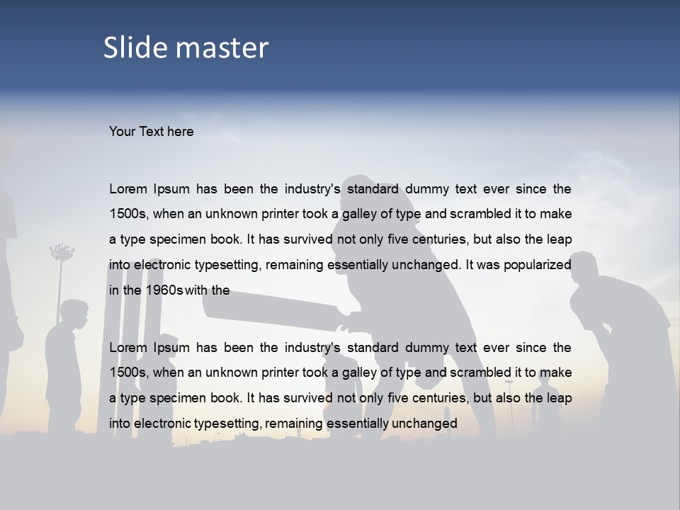 Games Motion Evening PowerPoint Template